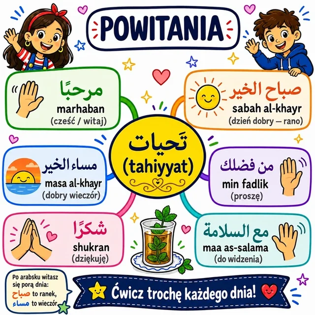 Mapa myśli: Powitania